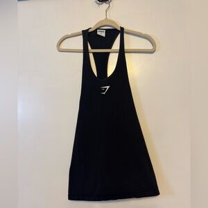 Men’s black Gymshark Critical Stringer tank top - size M